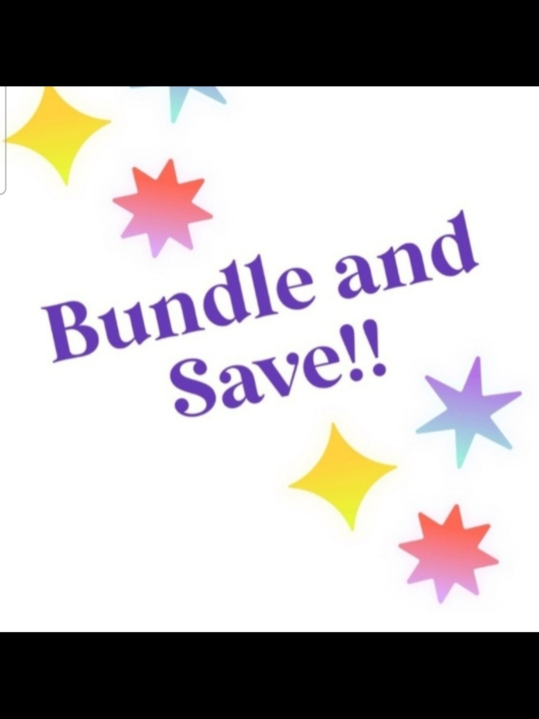 Purple "Bundle And Save!! Three Ir More Items, 15% Off!!